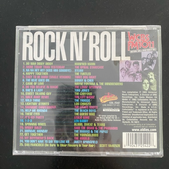 WCBS FM 101.1 25 Greatest Hits Rock N’ Roll - Picture 2 of 2